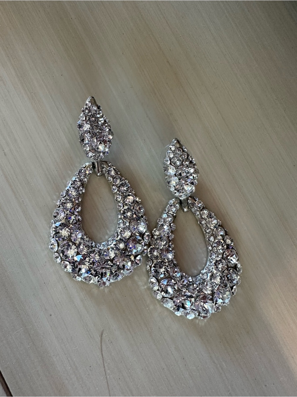 Jim Ball Door Knocker Pageant/Prom Earrings